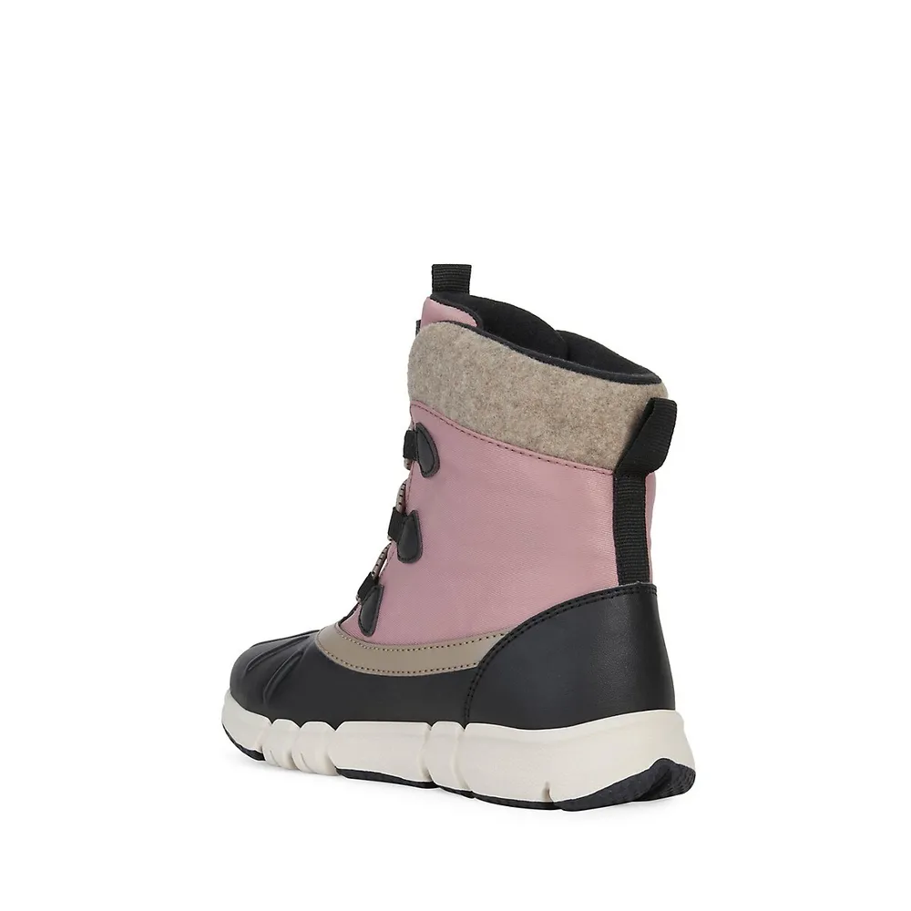 Hudson's Bay Little Girl's Flexyper ABX Waterproof Ankle Boots