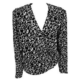 Isabel Marant Etoile Brand New Monochrome Print Siasi Top XXS