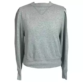 Isabel Marant Etoile Pale Grey Marl Crewneck Sweatshirt S