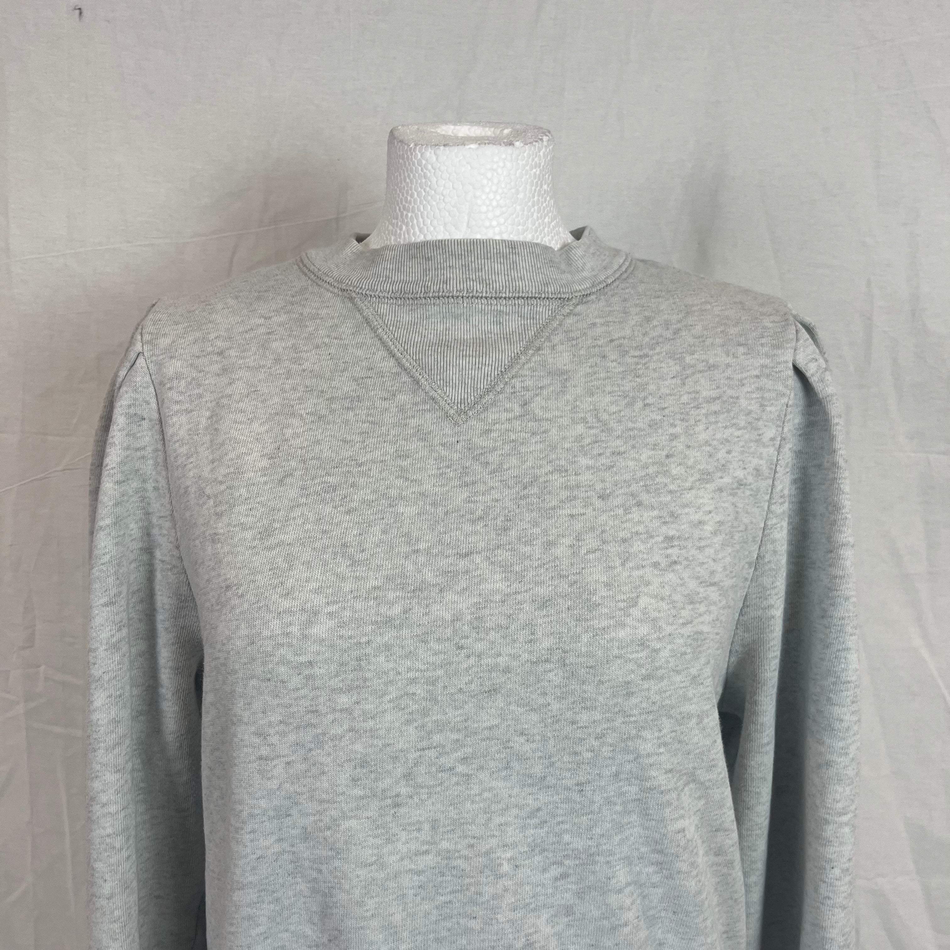 Isabel Marant Etoile Pale Grey Marl Crewneck Sweatshirt S