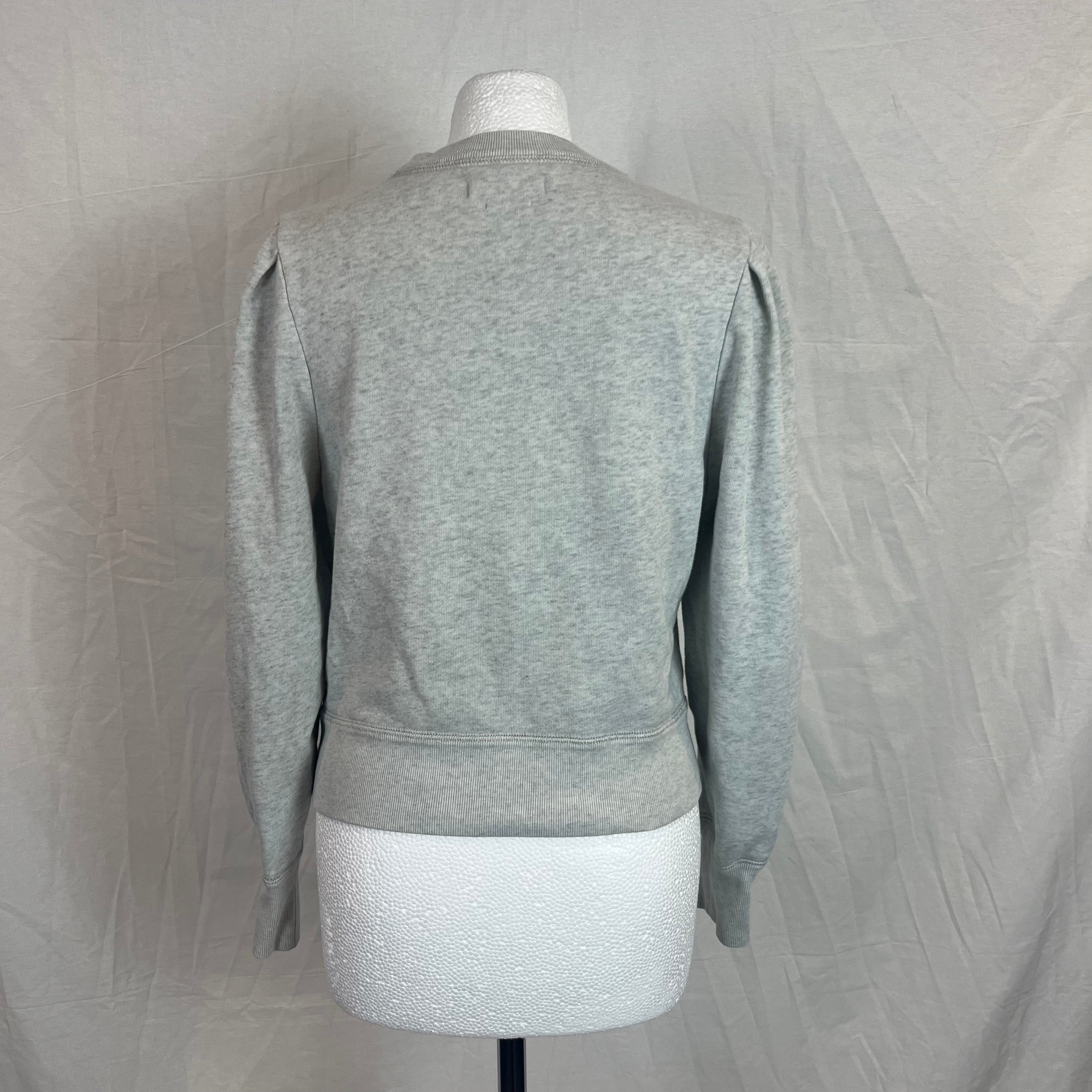 Isabel Marant Etoile Pale Grey Marl Crewneck Sweatshirt S