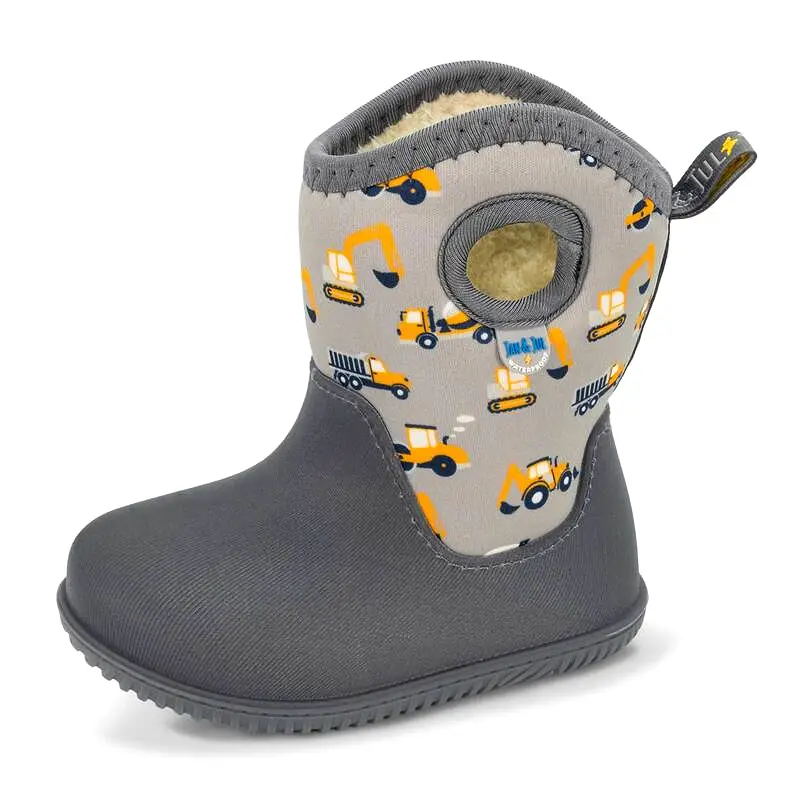 Jan & Jul Grey Construction Toasty-Dry Lite Boots