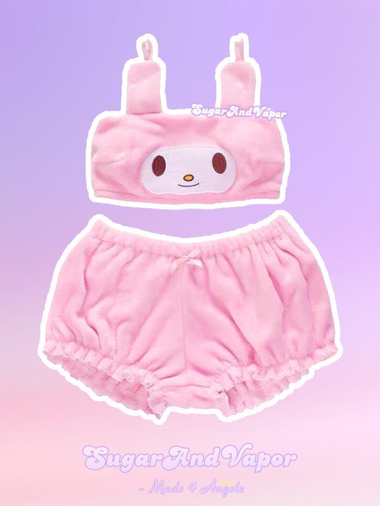 Kawaii Bestie Plush Pajama Set