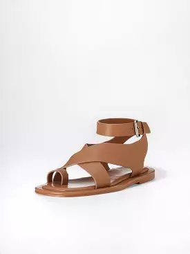 Kellie Sandal | Peacan Leather