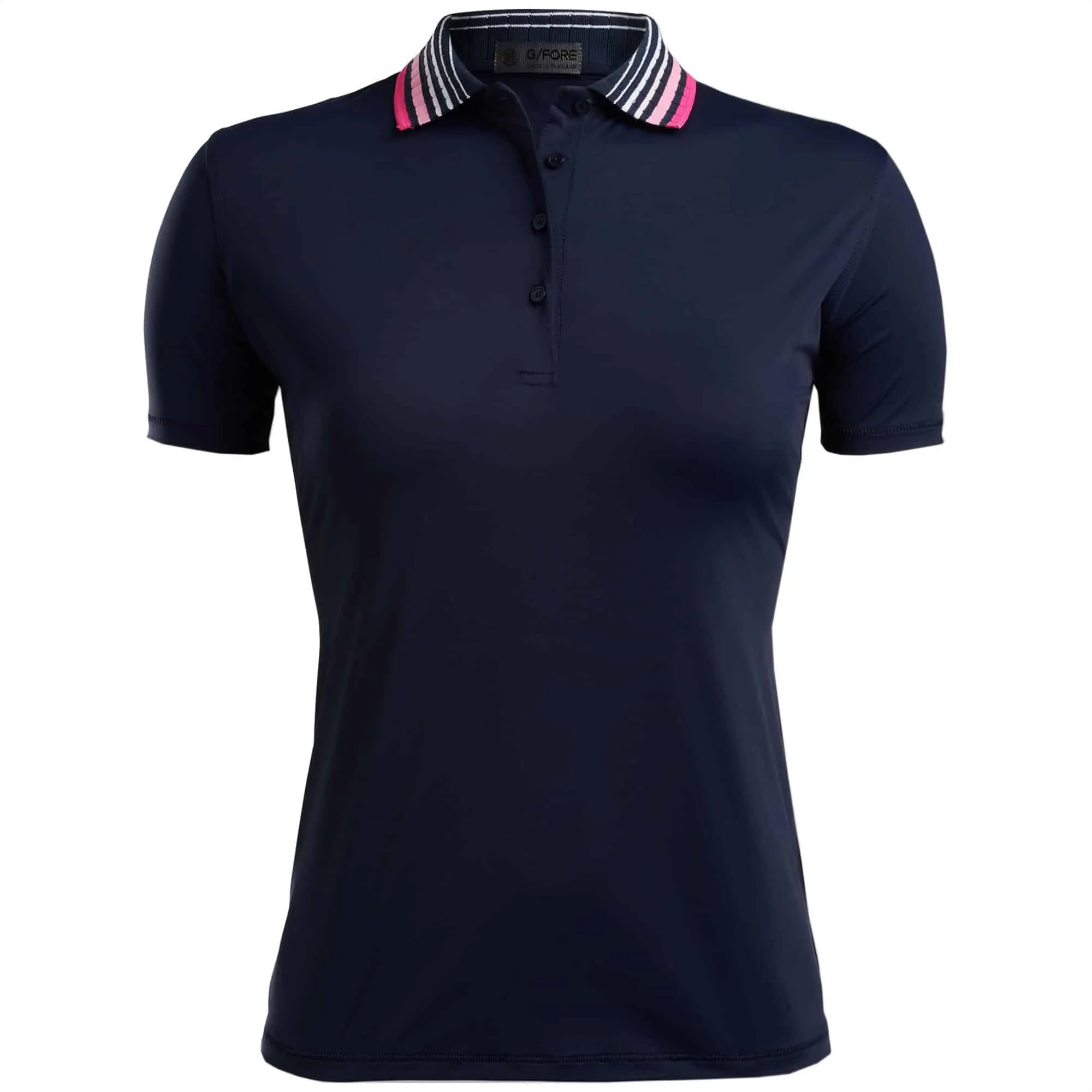 Ladies G/FORE Pleated Collar Polo Shirt Twilight