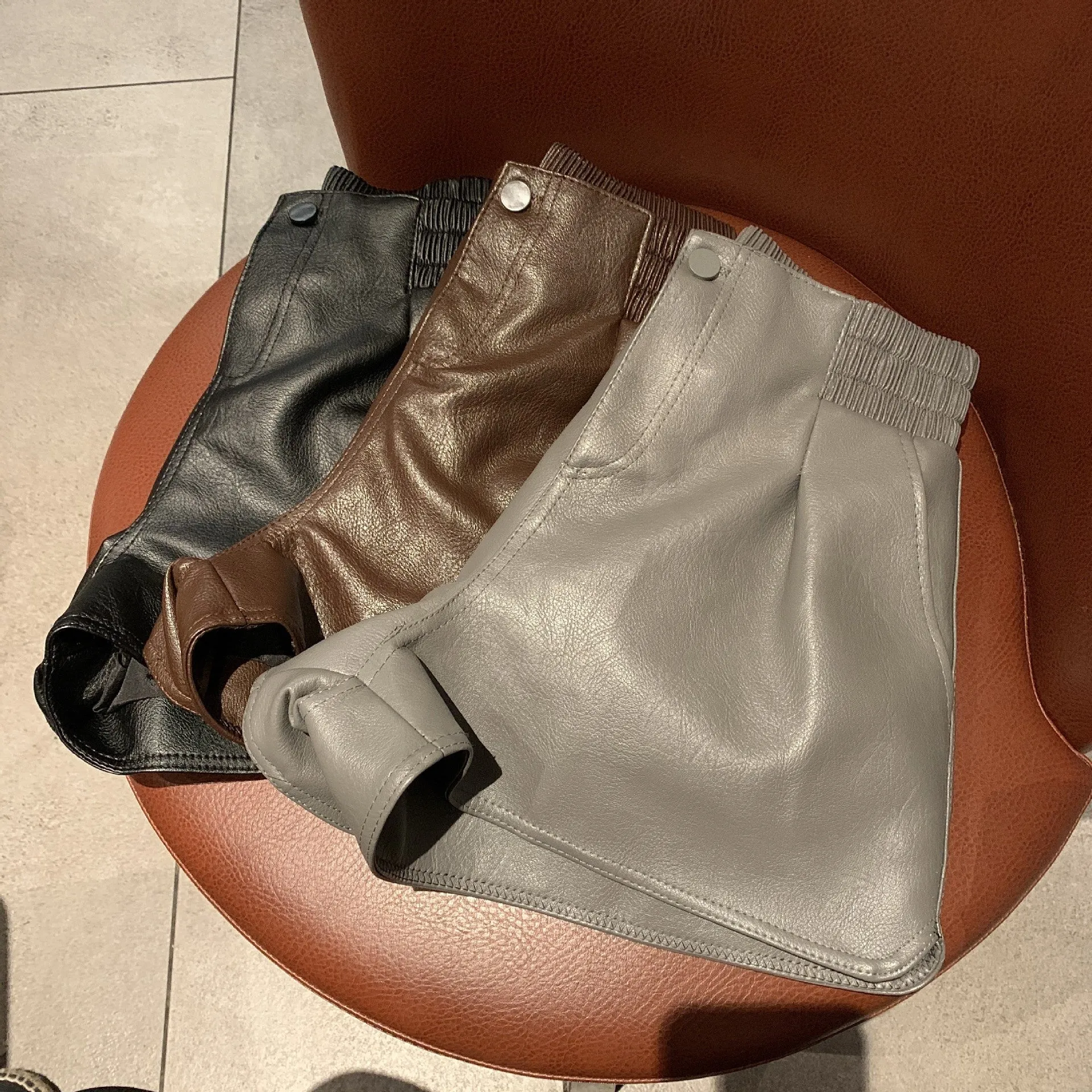 Leather Hot Girl Boots Pants