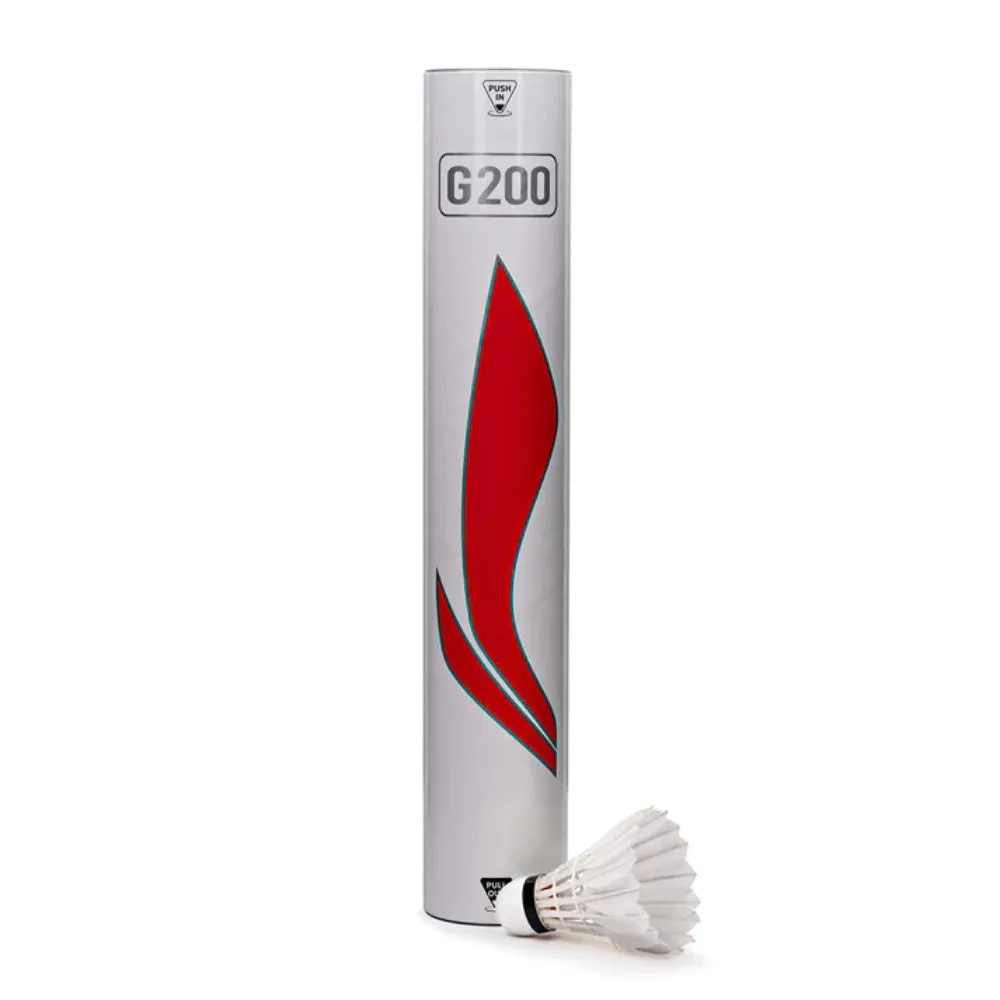 Li-Ning G200 Feather Badminton Shuttlecock (Pack Of 12)