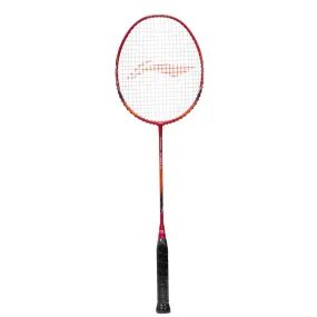 Li-Ning Turbo X 80 III Combat Strung Badminton Racquet (Red/Copper)