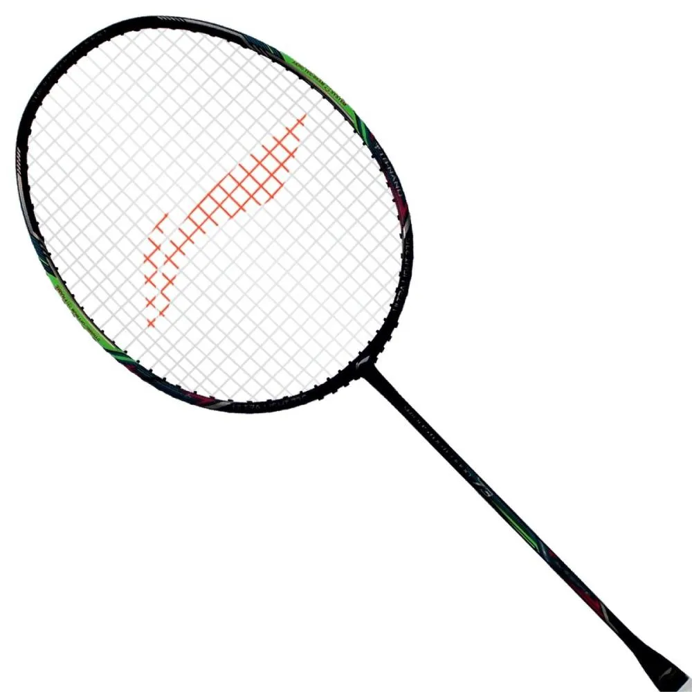 Li-Ning Windstorm Nano 73 Unstrung Badminton Racquet (Black)