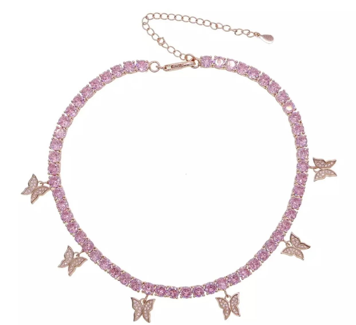 Little Butterfly Tennis Chain