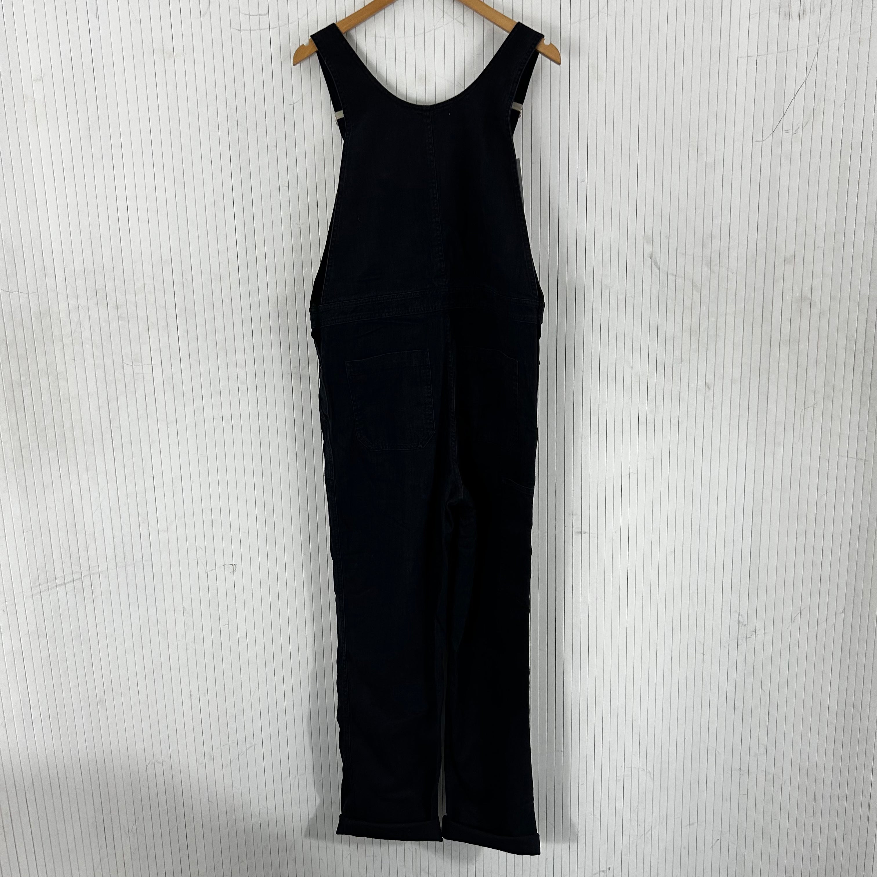 MHL Margaret Howell Black Canvas Dungarees S