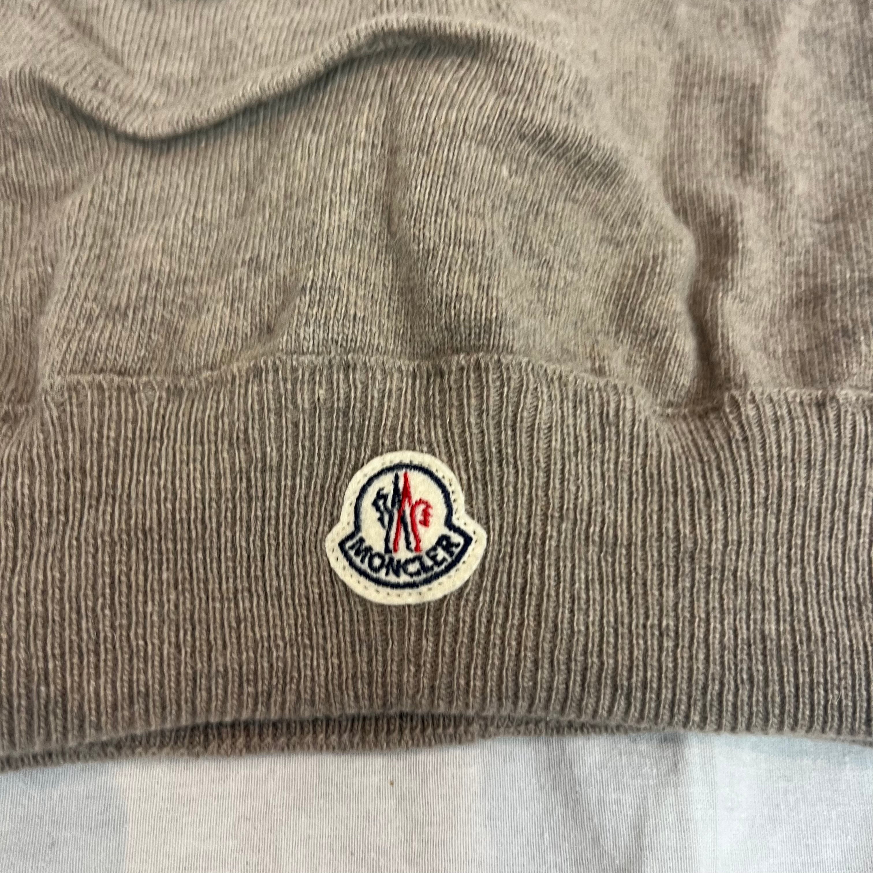 Moncler Brand New Cocoa Knit Wool Beanie