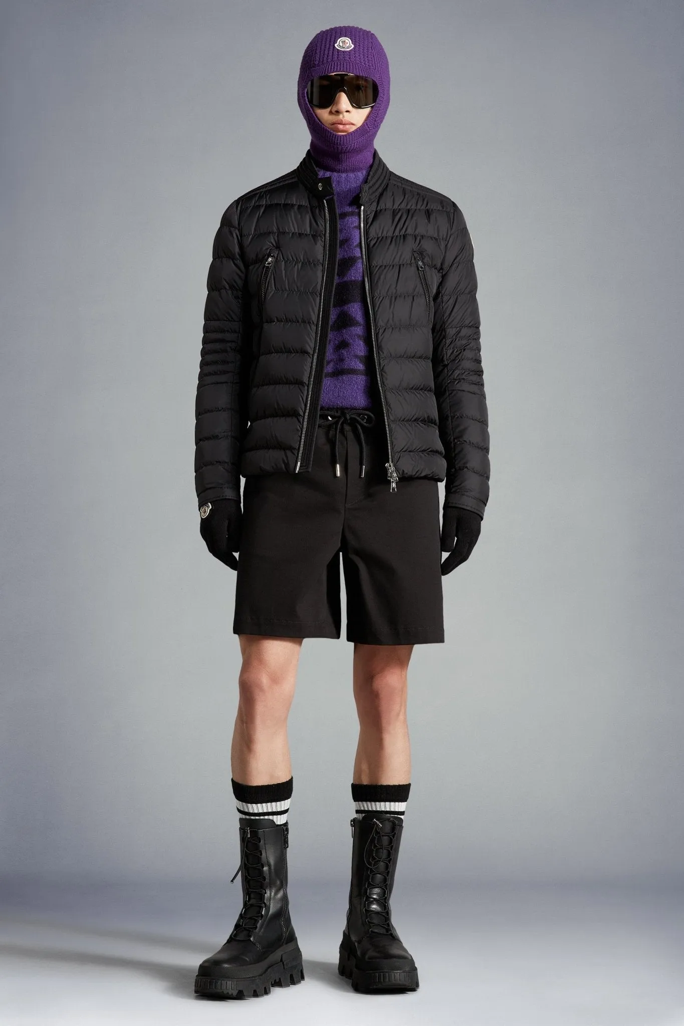 Moncler Short en gabardine