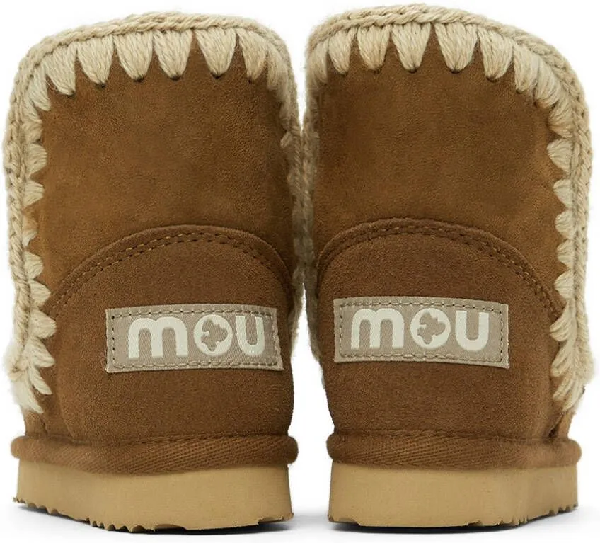 Mou Baby Tan Suede Ankle Boots