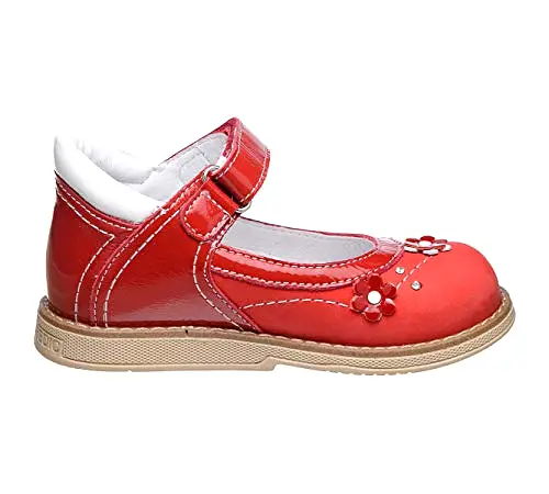 Orthopedic Kids Shoes for Boys and Girls - Twiki - Genuine Leather Sandals with Closed Toe, 2 Fasteners, Non-Slip Amortizing Sol