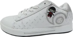 Osiris Skate Shoes     Serve Icon Girls Kids White/Lucy Lies/Scatter