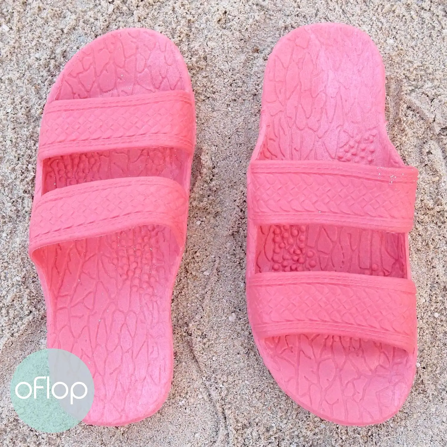 Pink Kids Jandals ® -- Pali Hawaii Hawaiian Jesus Sandals