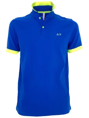 POLO UOMO BLU ELETTRICO