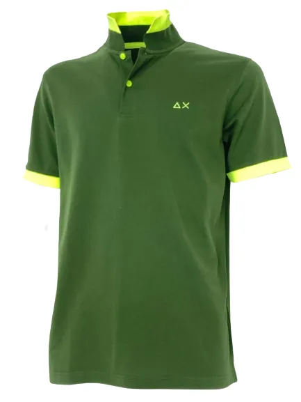 POLO UOMO VERDE MILITARE