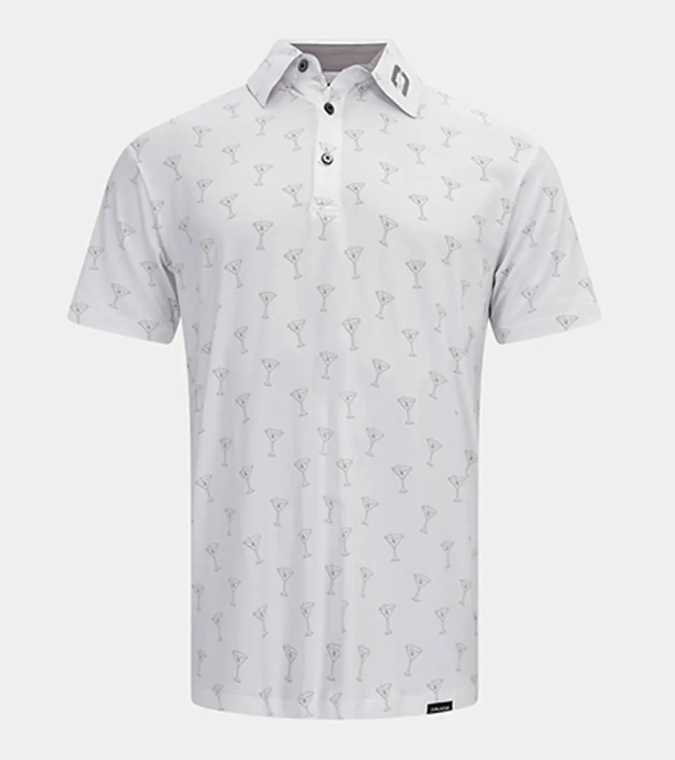 POSH SKULLS POLO - WHITE