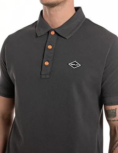 Replay M3070A 22696M Polo 099 Charcoal