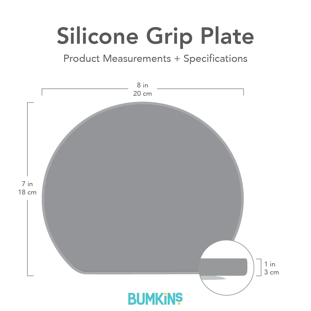 Silicone Grip Plate: Gray