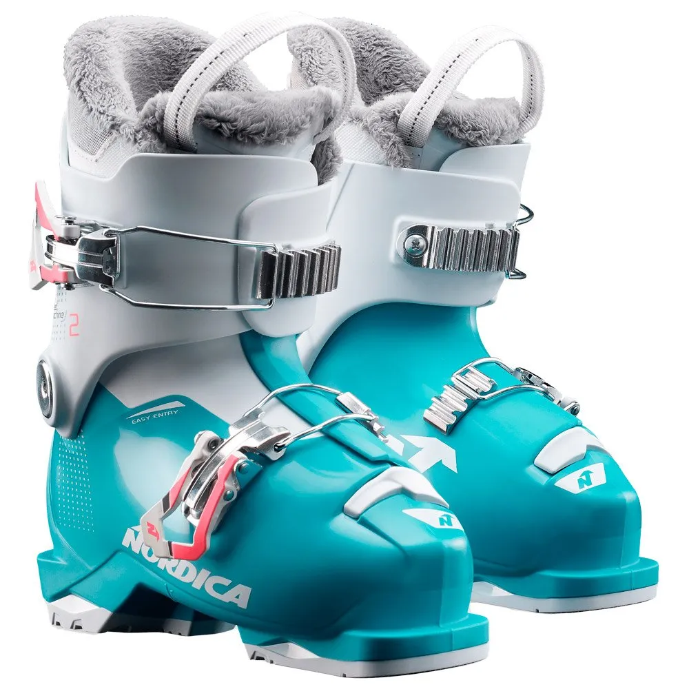 Ski boots Nordica ---Speedmachine J 2 Girl Light Blue White Pink