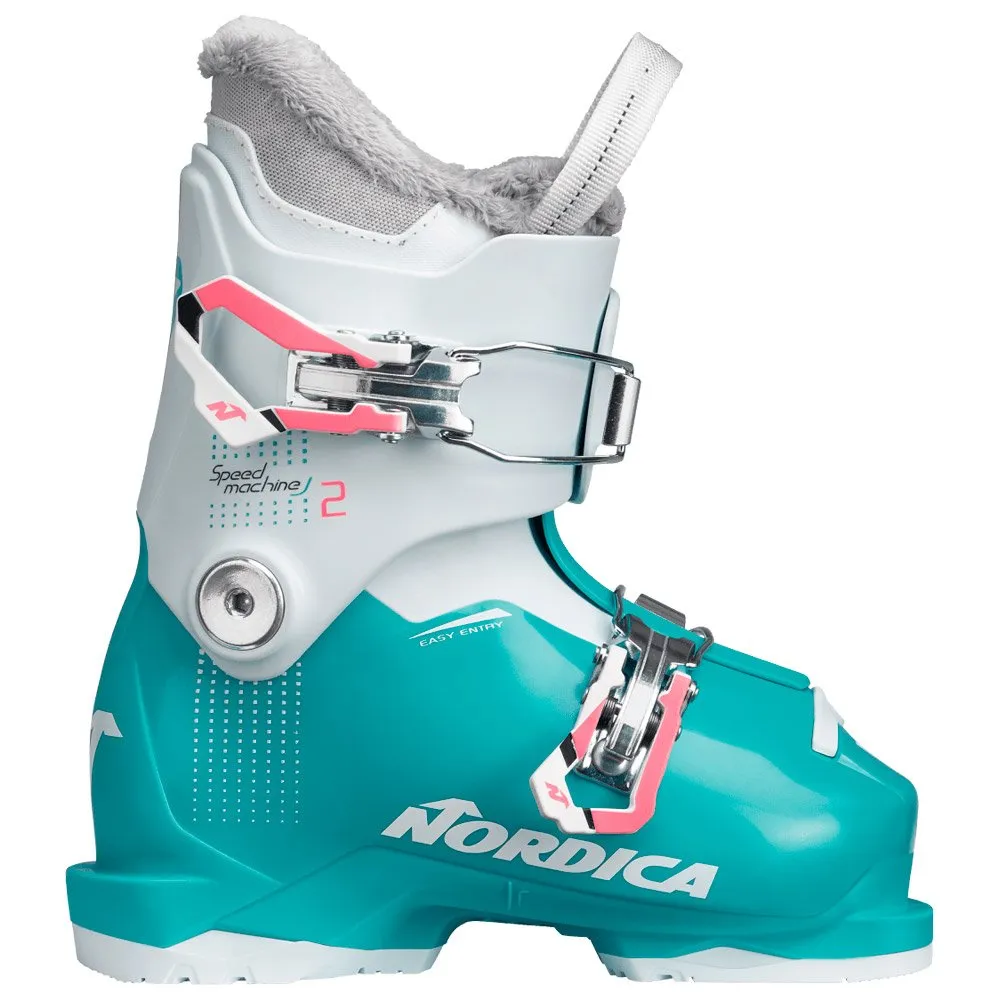 Ski boots Nordica ---Speedmachine J 2 Girl Light Blue White Pink