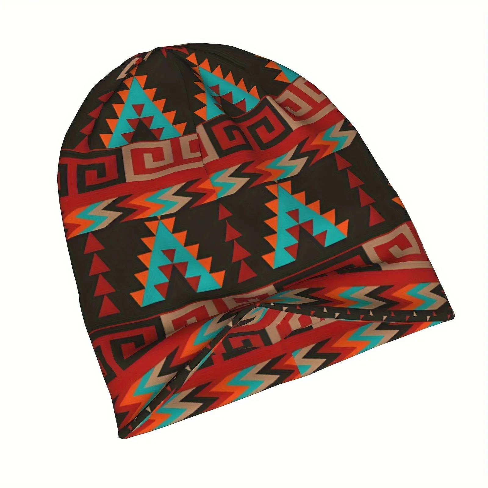 Southwest Pattern Skullies Beanie Cap For Men And Women - Thin Autumn/Spring Ski Hat