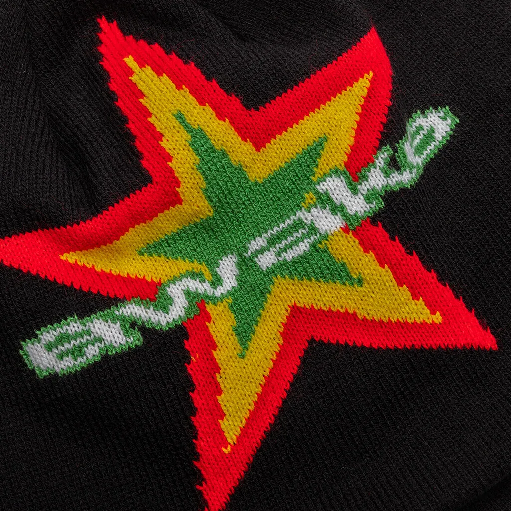 Star Logo Beanie - Black