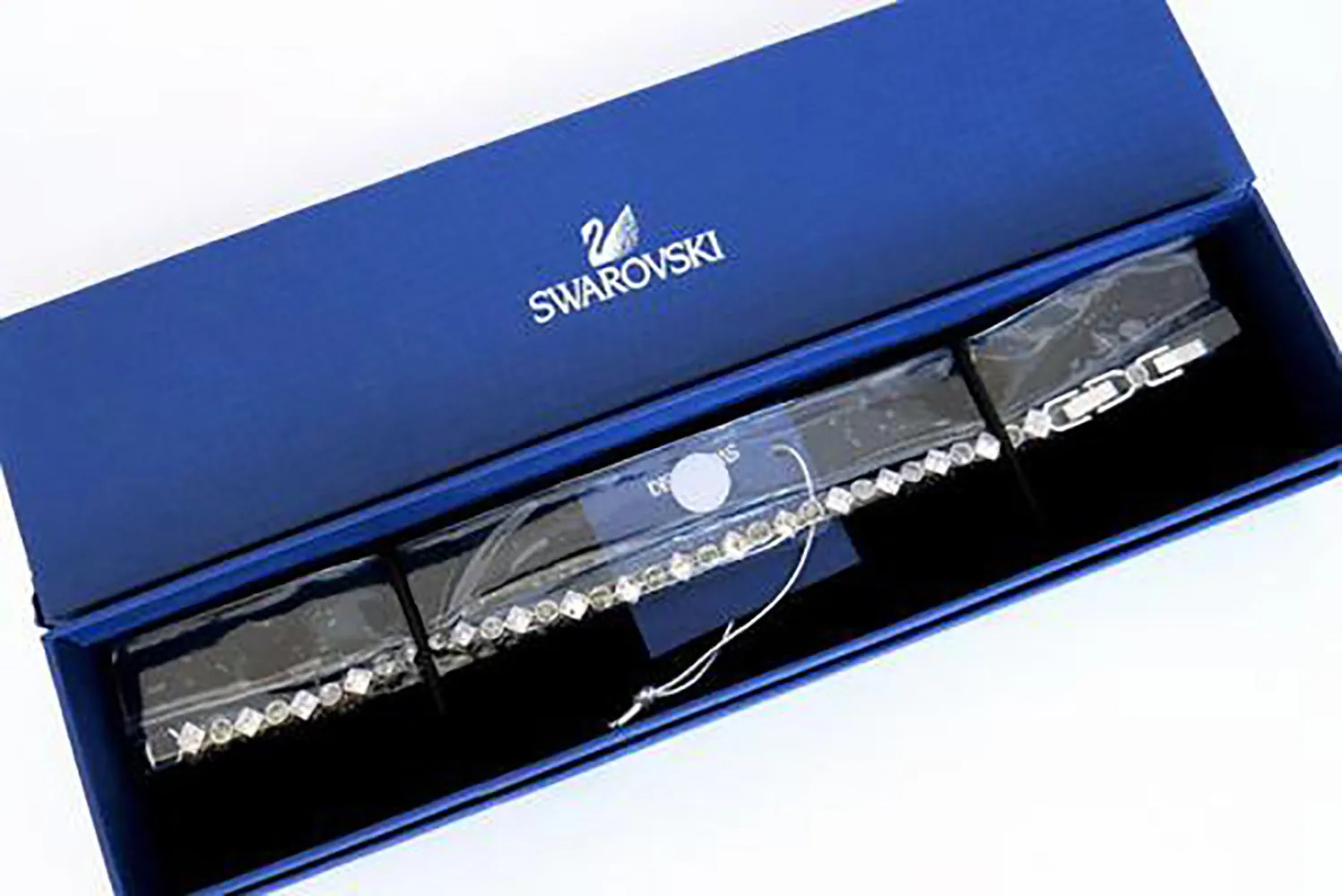 Swarovski Crystal Jewelry TENNIS SQUARE Bracelet #5022436