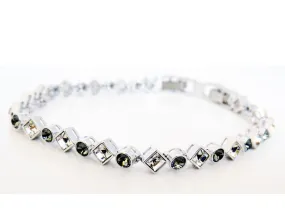 Swarovski Crystal Jewelry TENNIS SQUARE Bracelet #5022436