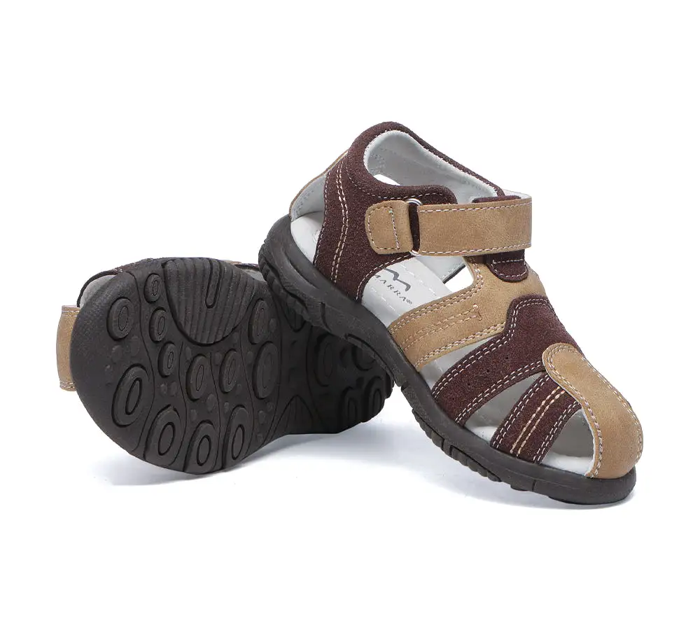 TARRAMARRA Kids Hook And Loop Roma Easy Walk Sandals