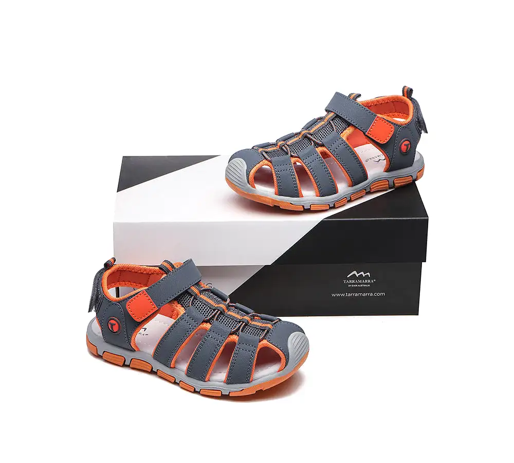 TARRAMARRA Kids Hook And Loop Roma Sporty Kids Sandals