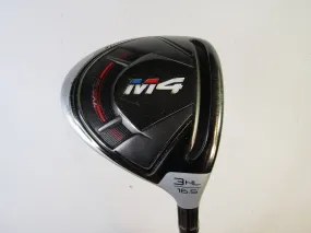 TaylorMade M4 HL #3 16.5° Fairwway Wood Reg. Flex Graphite Shaft MRH Hc