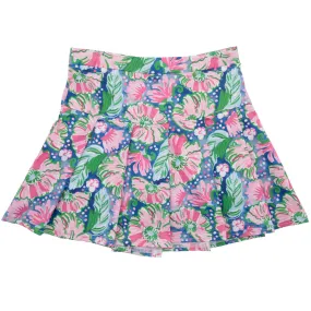 Tennis Skort - Pink Poppies