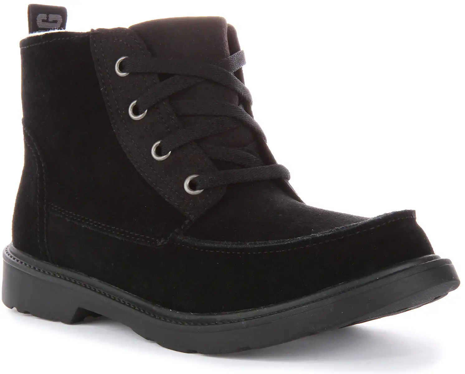 Ugg Australia K Chelham In Black Suede For Kids