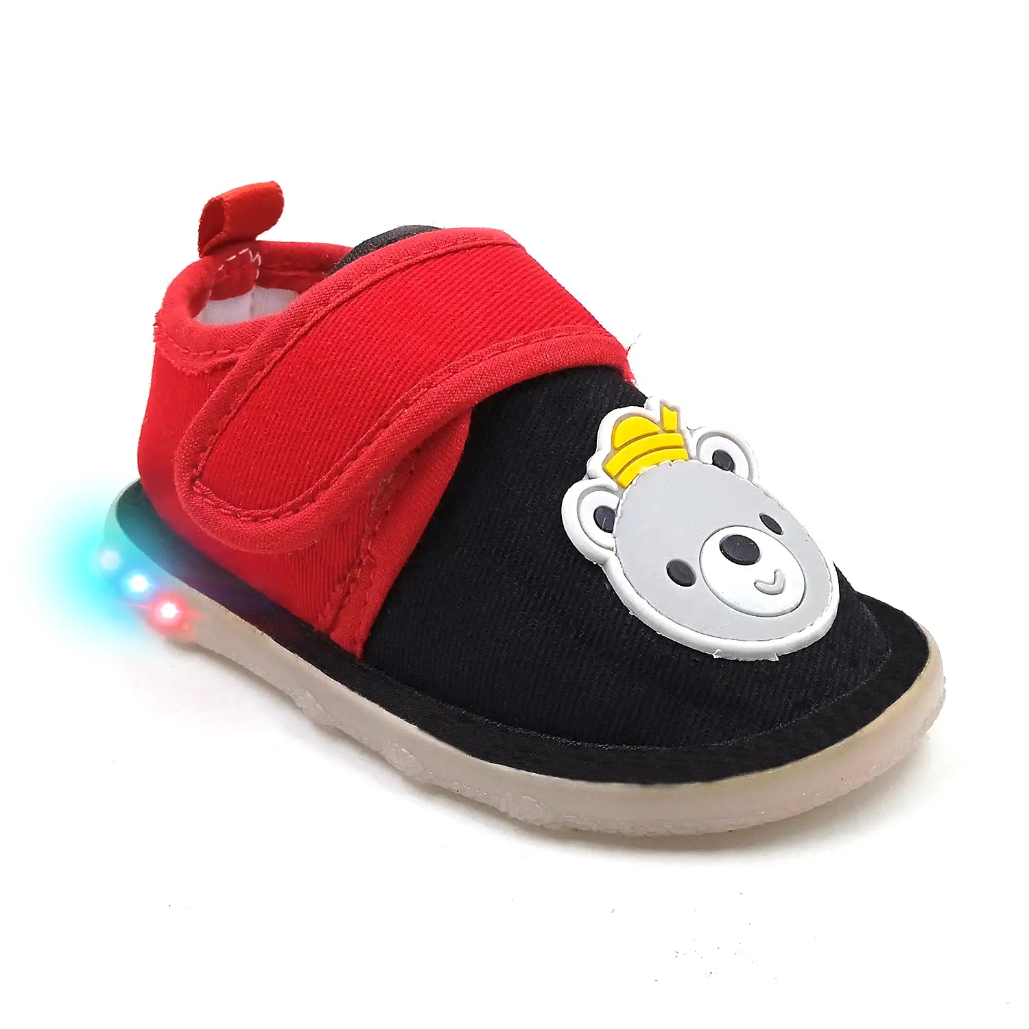 Urbanfeet Attractive King Bear Shoes with LED Light | Shoes for Baby Boys & Girls | 12 Months to 24 Months