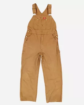 Vintage Dickies Workwear Brown Dungarees - W36 L30