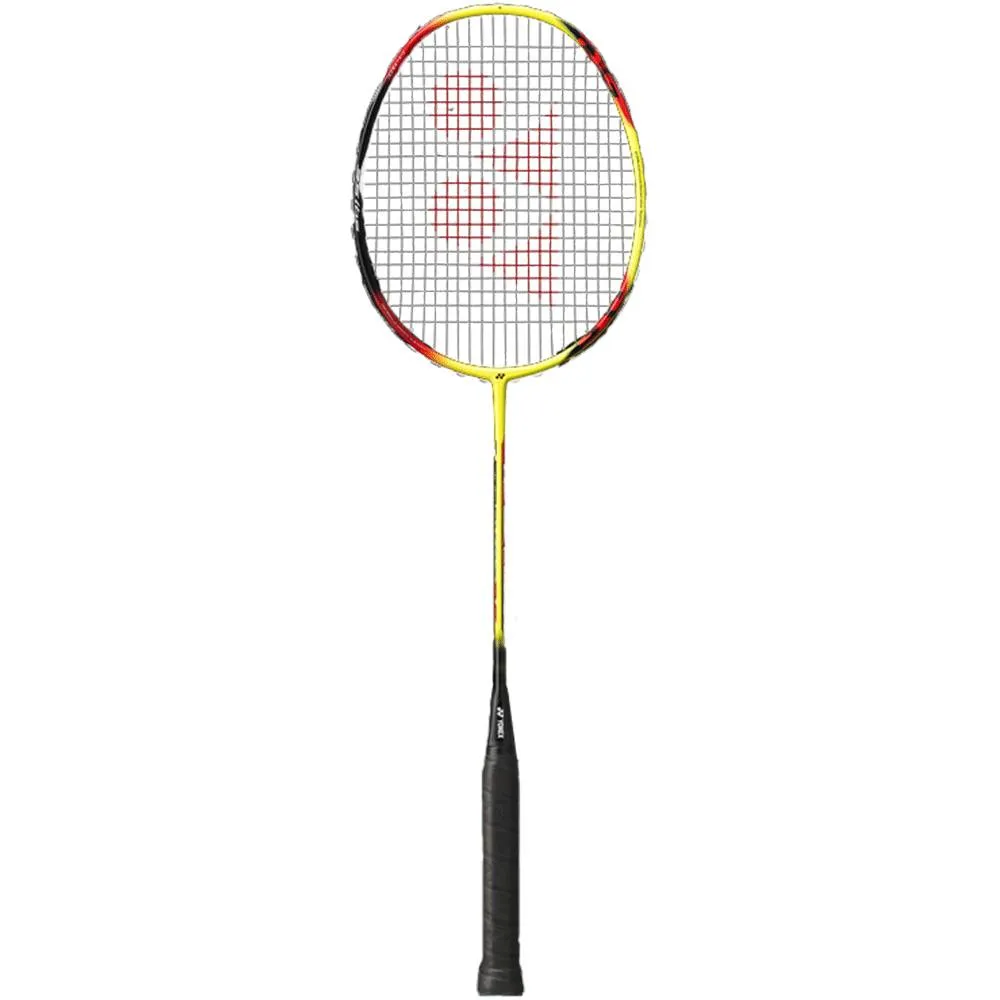 YONEX Astrox 0.7 DG Strung Badminton Racquet (Yellow/Black)