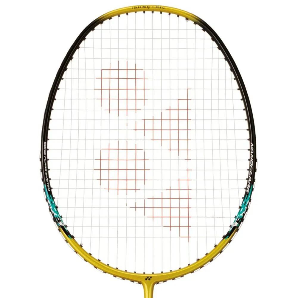 YONEX Nanoflare 001 Feel Strung Badminton Racquet (Golden)